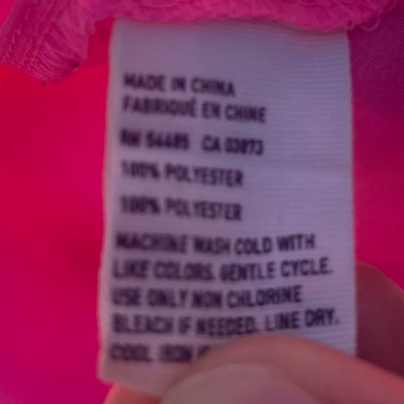 American Eagle pink button down sleeveless sheer top / S / Excellent condition - Picture 14 of 14